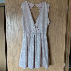 Rose Gold Charlotte Russe Dress